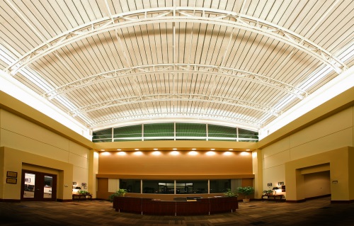 photo of mayor's office, from the perspective of the art gallery