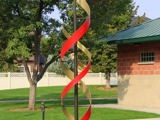 Champion Park Public Art Metal Sculpture 