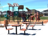 Playground and Picnic Benches