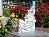 Idaho State Shaped Outdoor Art