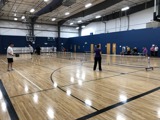 People playing pickleball in Homecourt
