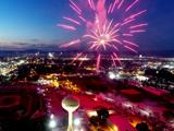 Fireworks over Meridian