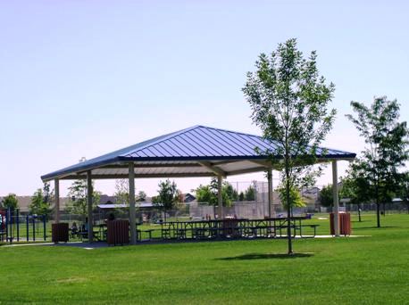picnic shelter at Bear Creek Park