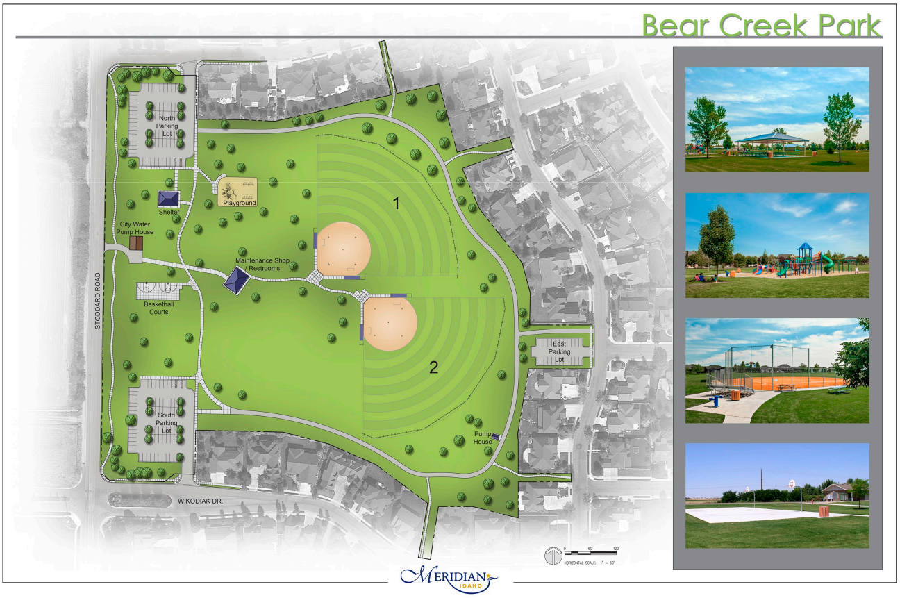 drawing of Bear Creek park