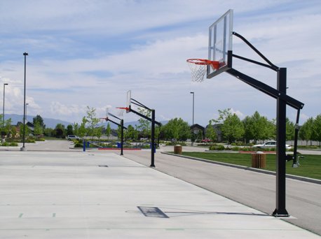Basketball courts at Heroes Park