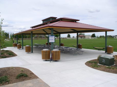 shelter at Heroes Park