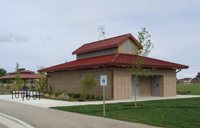restrooms at Heroes Park