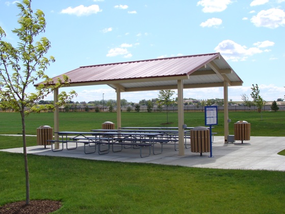 picnic shelter at Renaissance Park