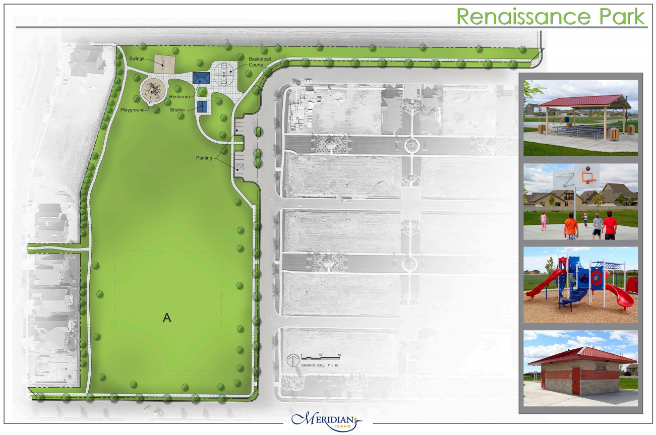 drawing of renaissance park