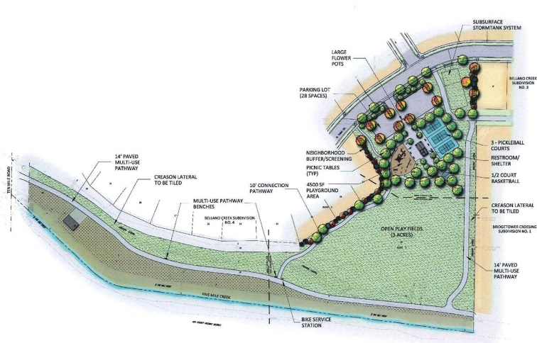 illustration of Reta Huskey Park