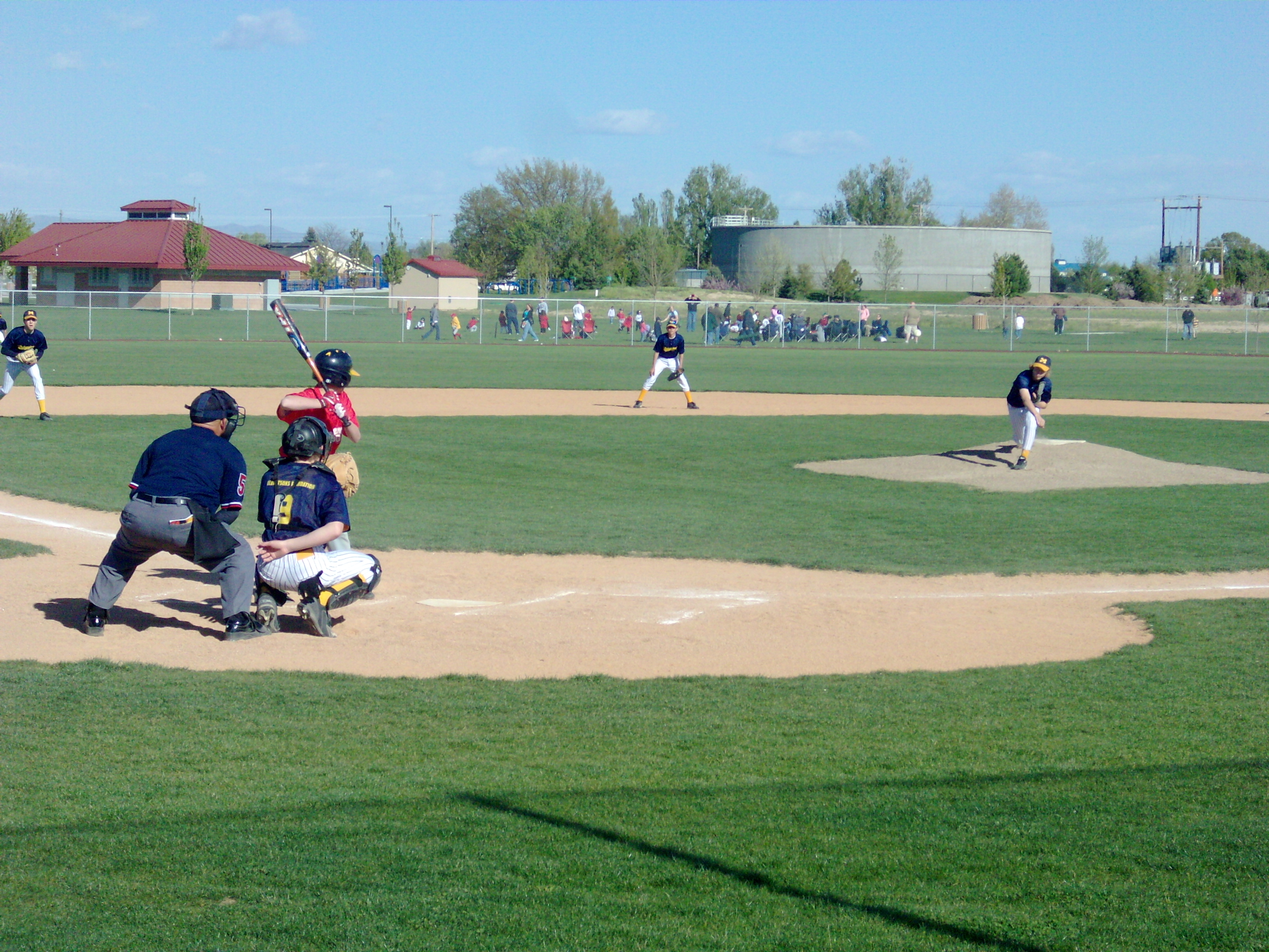 Baseball/softball fields  at Settler's Park