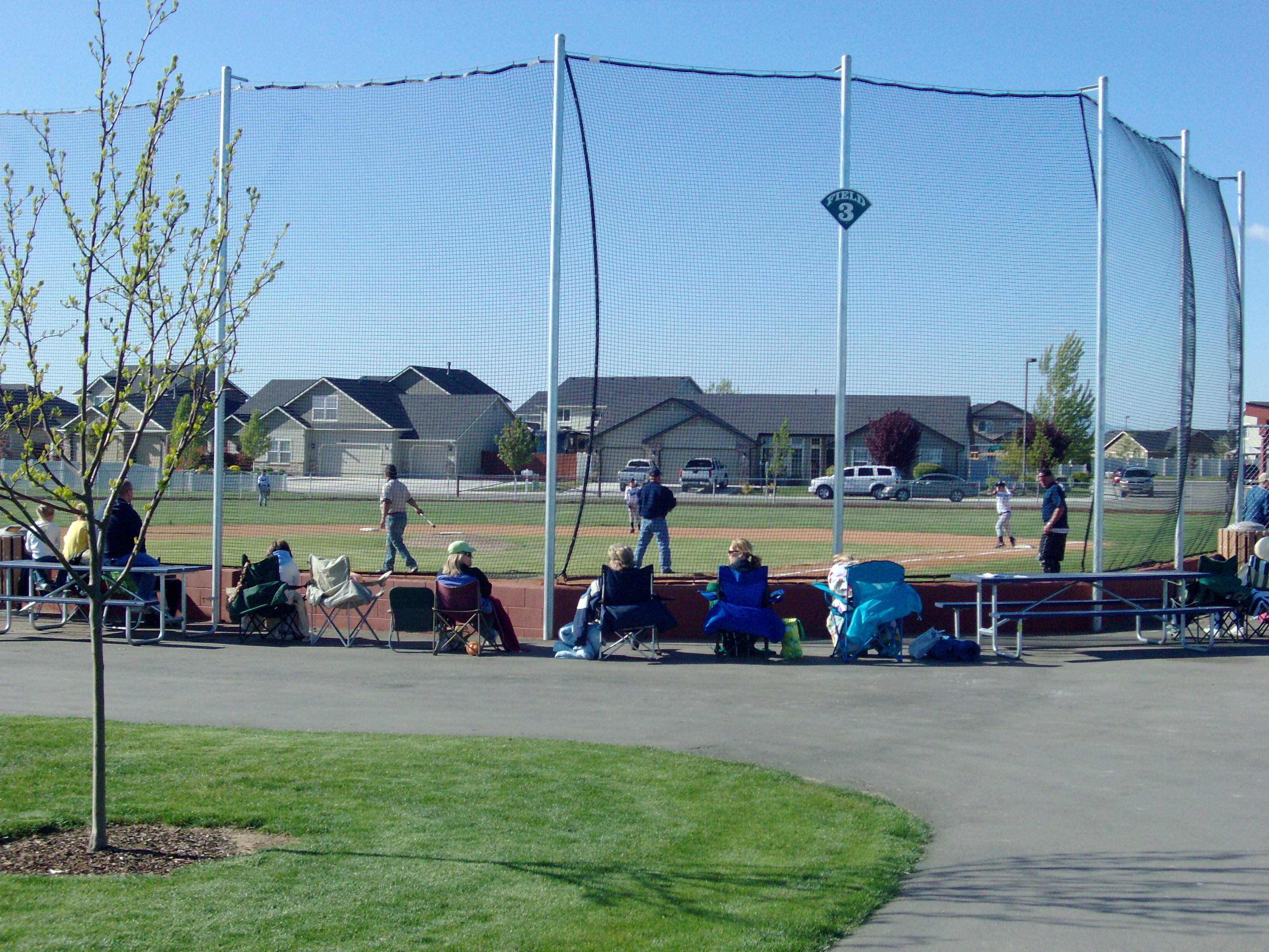 Baseball/softball fields  at Settler's Park