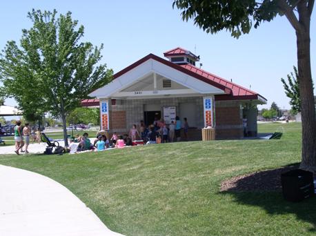 Concessions building & Restrooms at Settler's Park