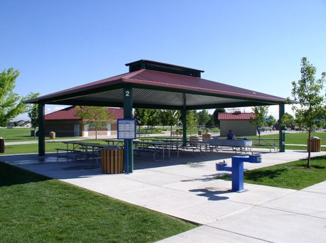 picnic shelter at Settler's Park