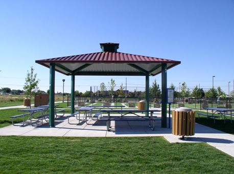 Picnic shelter at Settler's Park