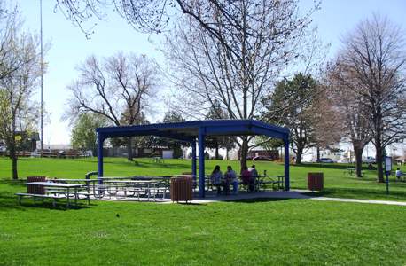 picnic shelter at Storey Park