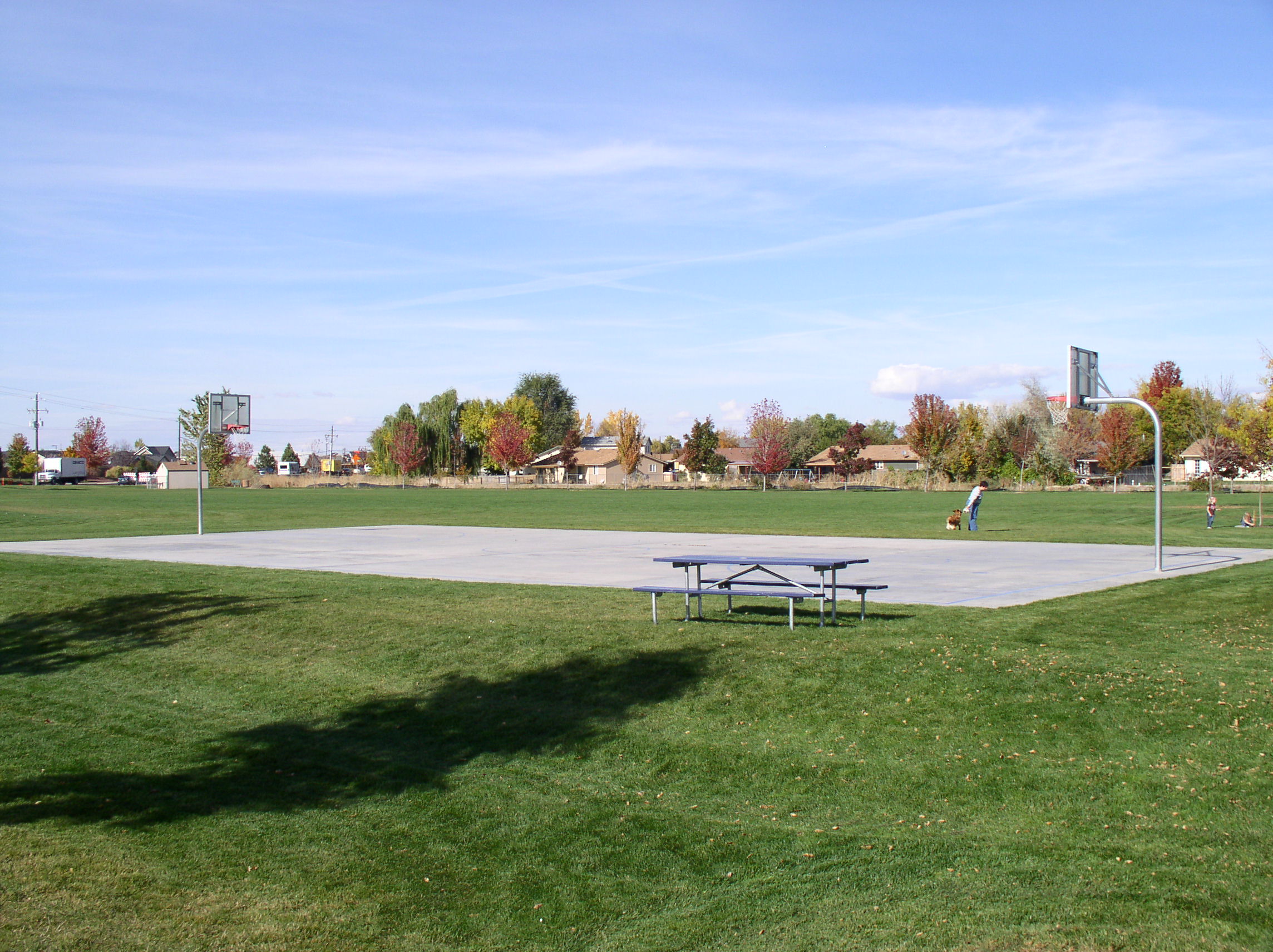Basketball court at Tully Park