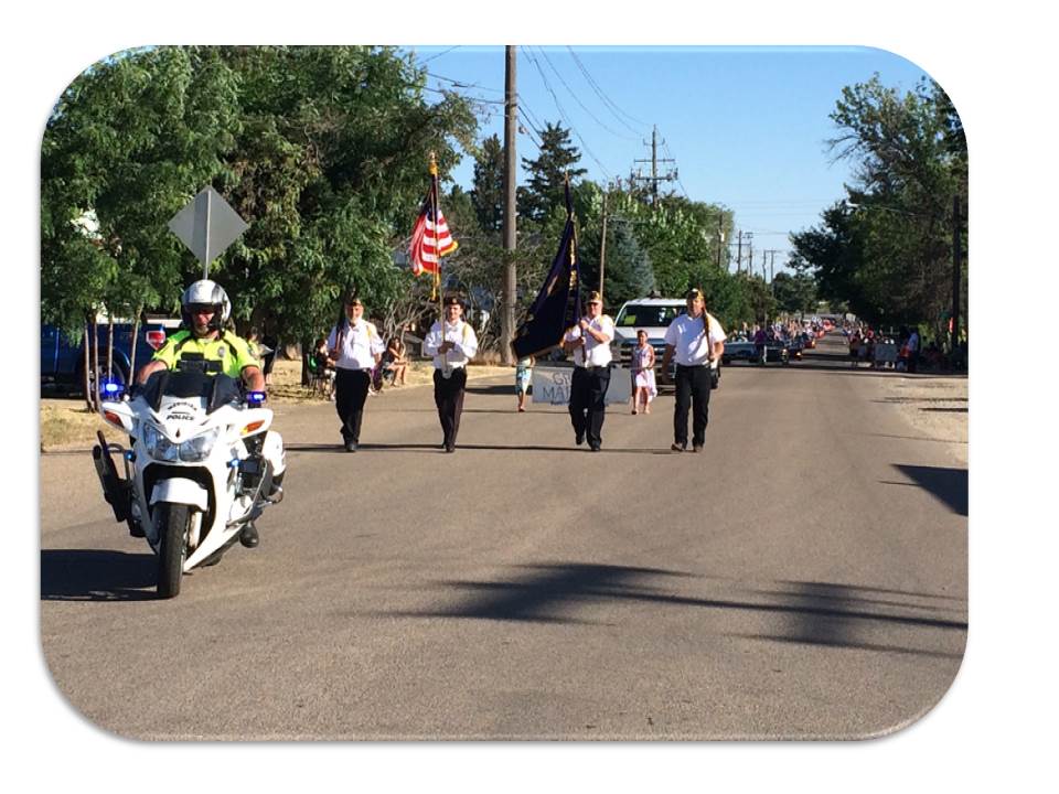 Police at the Dairy Days Parade