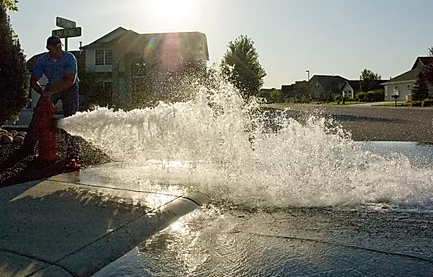 fire hydrant flushing